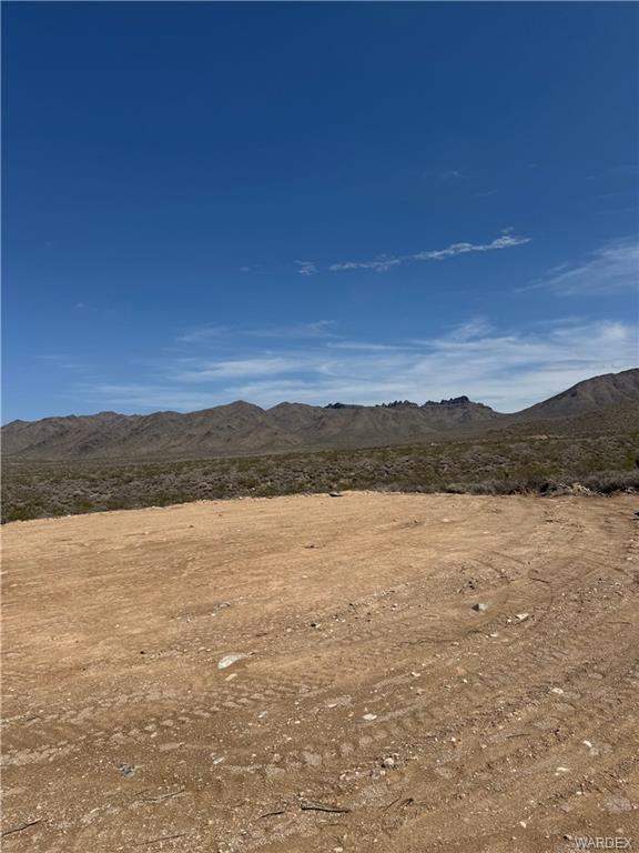 Approximately 5 acres in Dolan Springs in Dolan Springs: Mountain view from the cleared Pad
