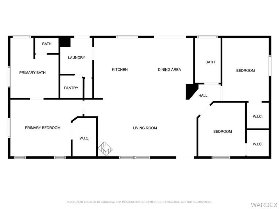 3 bed, 2 bath home in Kingman in Kingman: View of home floor plan
