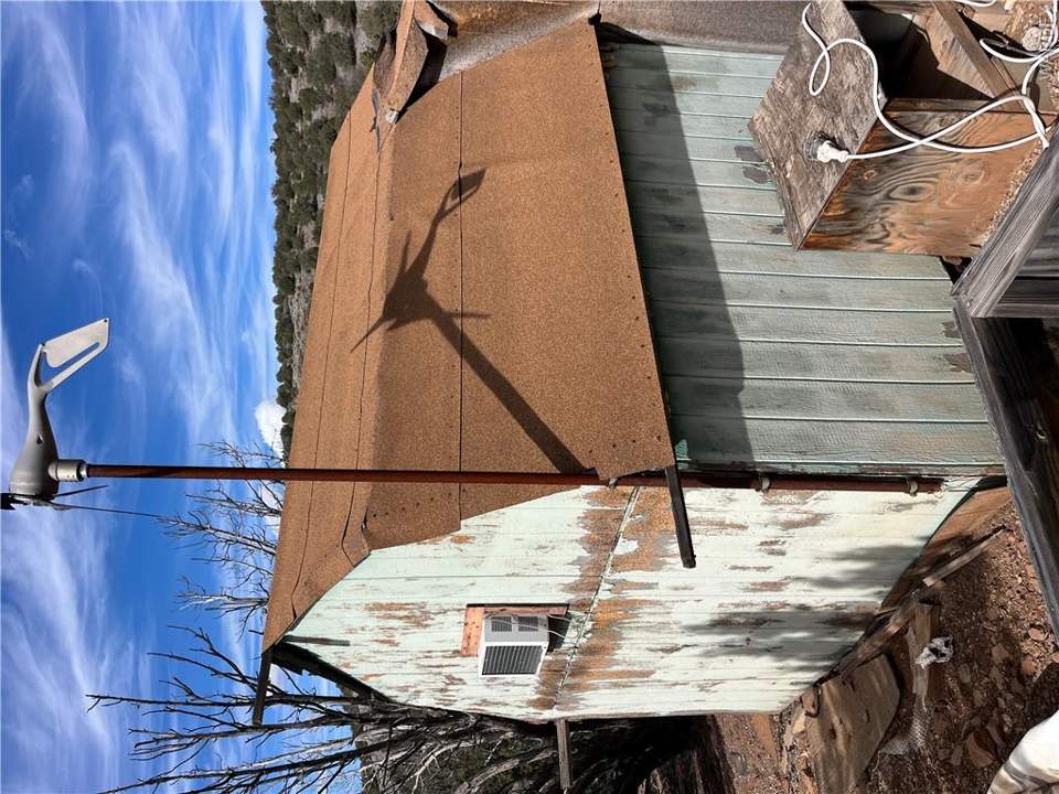 36.3 acres in Kingman in Kingman: Exterior south end of storage shed.