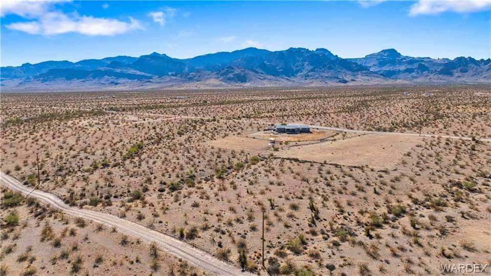 2.35 acres in Golden Valley in Golden Valley: Aerial View of 3597 S Jade Rd Looking SW om NE Par