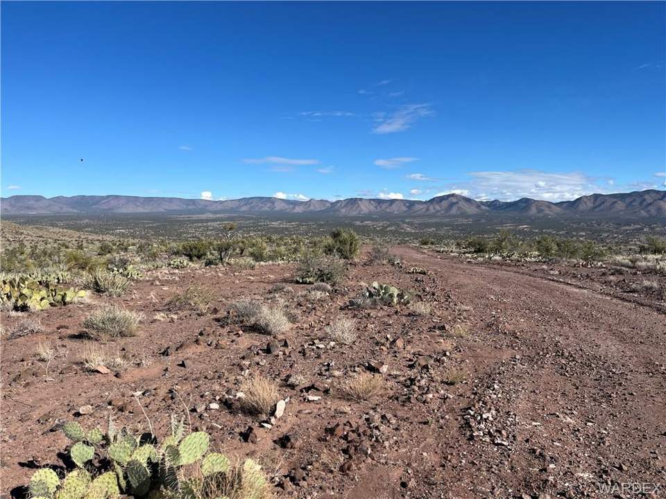 40.87 acres in Kingman in Kingman: Standing on the South Property Line of Parcel at a