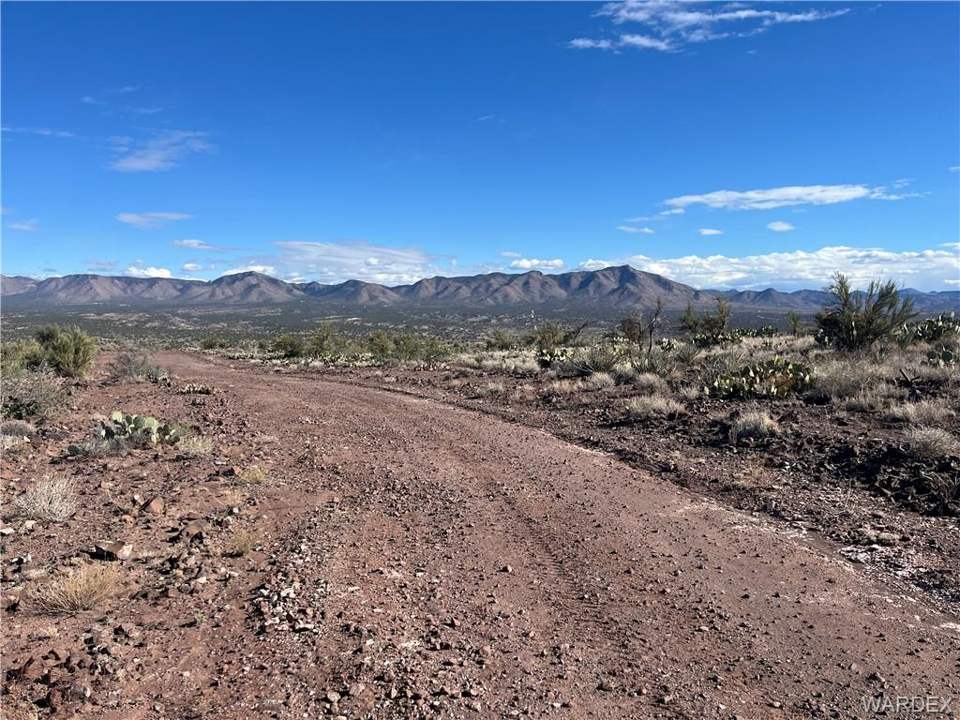 40.87 acres in Kingman in Kingman: Standing in Front of Parcel 354-55-020 on E Outlaw
