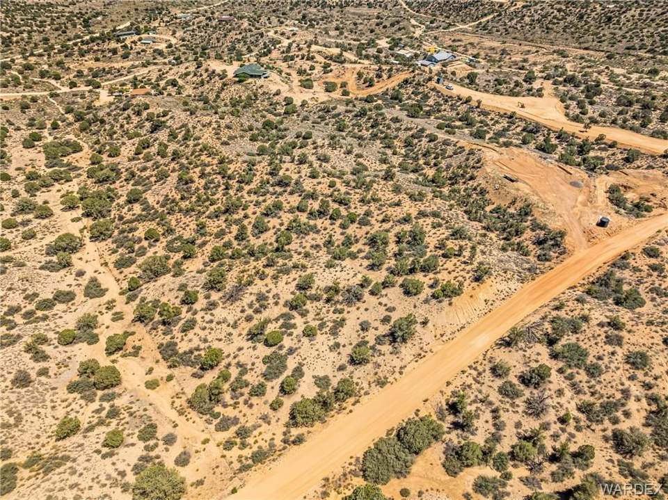 5 acres in Kingman in Kingman: Above NW Corner Looking to the SW