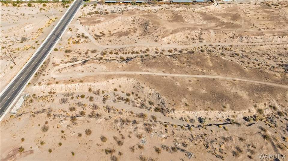 4.73 acres in Bullhead City in Bullhead City: Aerial View of 1674 Goldrush Rd Looking from South