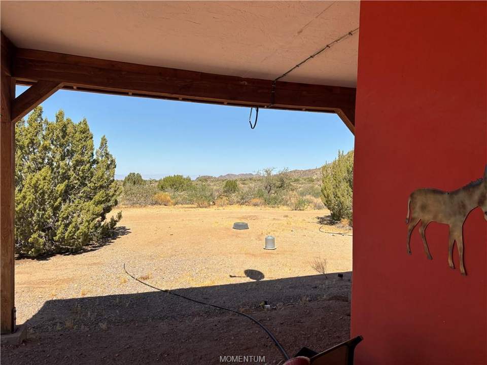 2 bed, 1 bath home on 38.55 acres in Yucca: Lots of critters to watch from the comfy porch