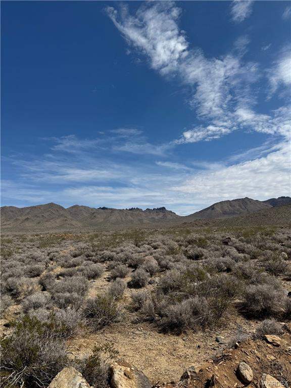Approximately 5-acre homesite in Dolan Springs: View from hiking the parcel